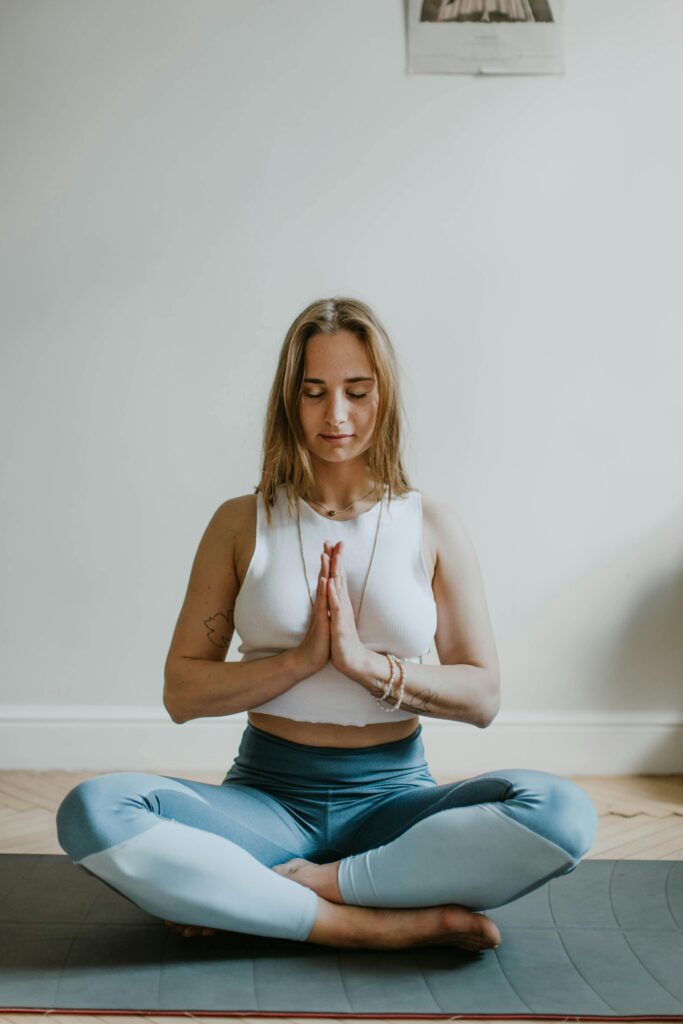 Meditation pose 