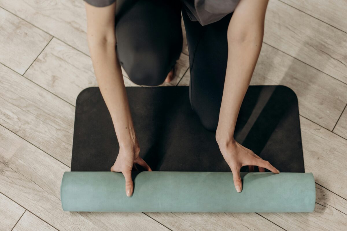 Yoga mat for meditation